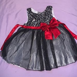 Youngland Baby Black Sparkly Dress 24 months